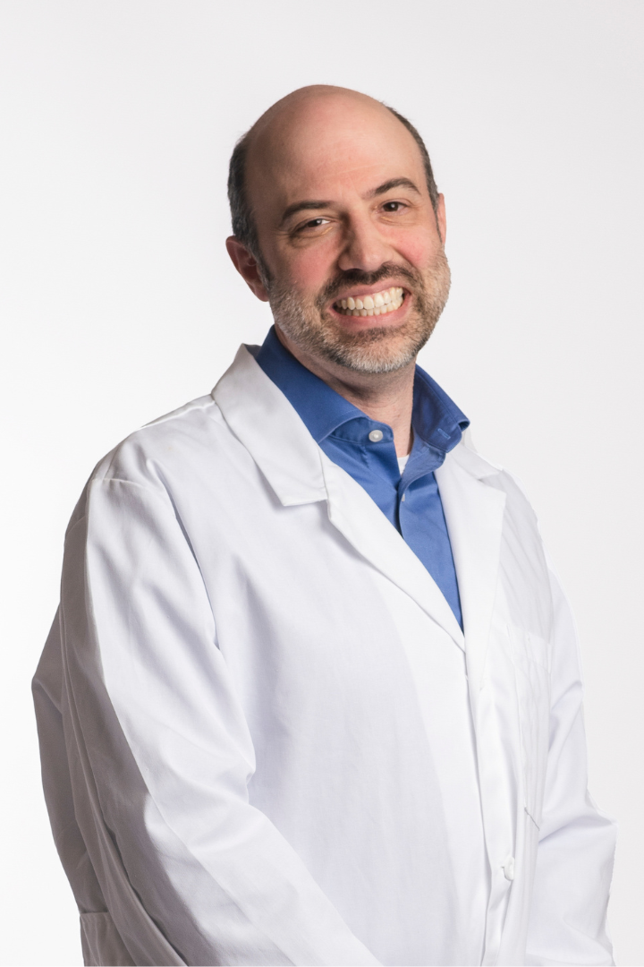 Dr. David Sander Headshot white coat