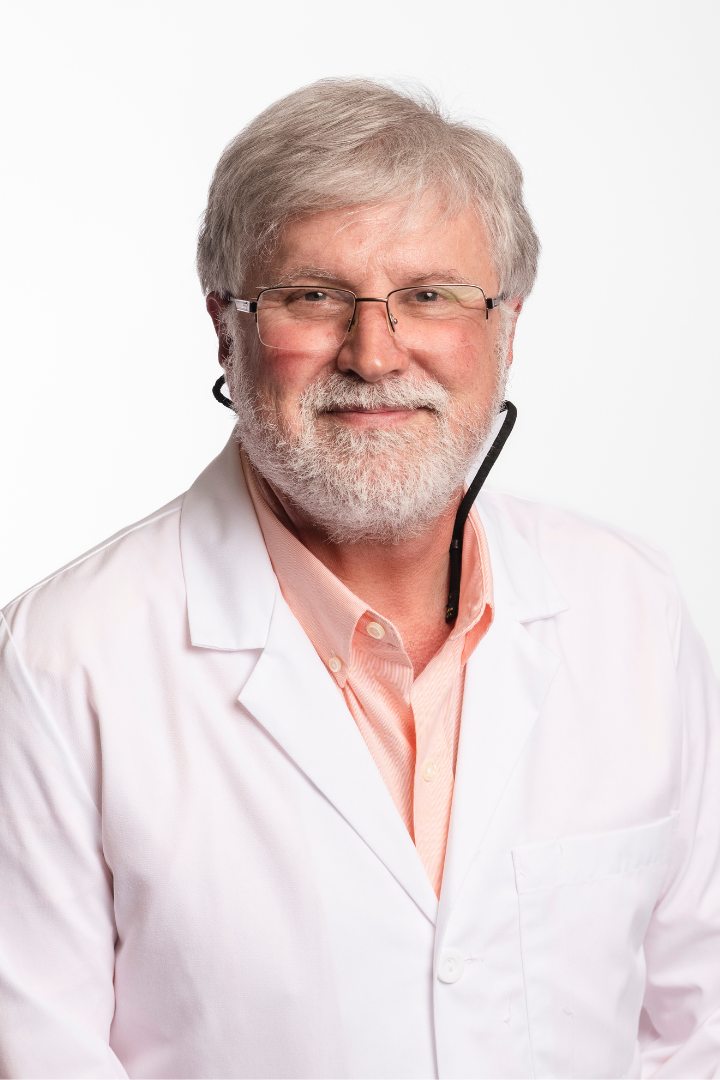 Dr. James Fish Headshot White Coat