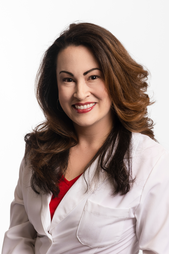 Dr. Jessica Sliger Headshot White Coat