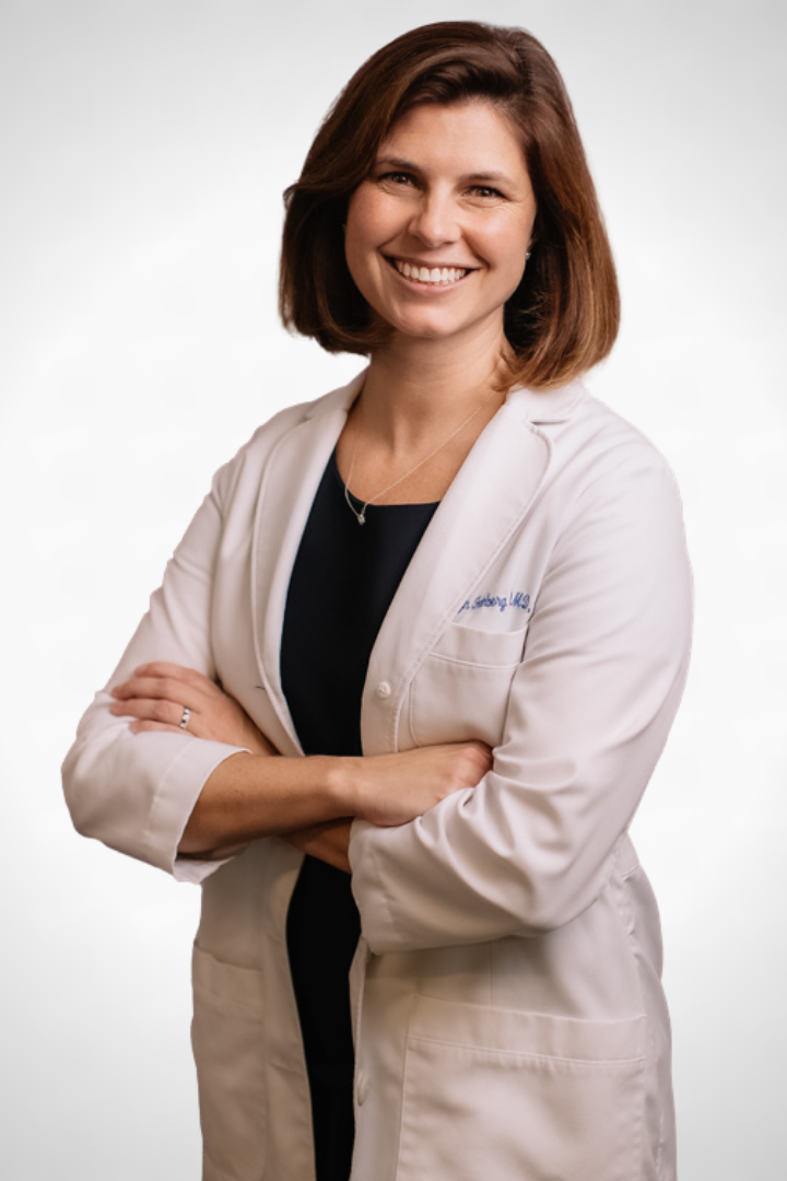 Dr. Katelyn Feinburg Headshot White Coat