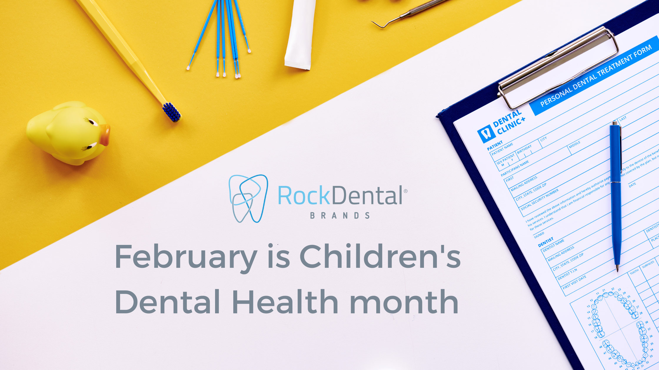 Children's Dental Health Month Blog Header